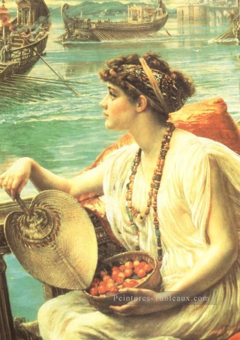 Roman Boat Race fille Edward Poynter Peintures à l'huile